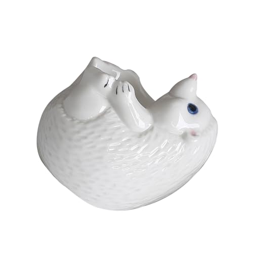 Thematische Keramik Eierhalter Lustige Igelstatue Sukkulenten Töpfe Für Kind Ideal Zum Frühstück Snacks Schnelle Reinigung Keramik Eierbecher Für Kinder Frühstück von Watreketal