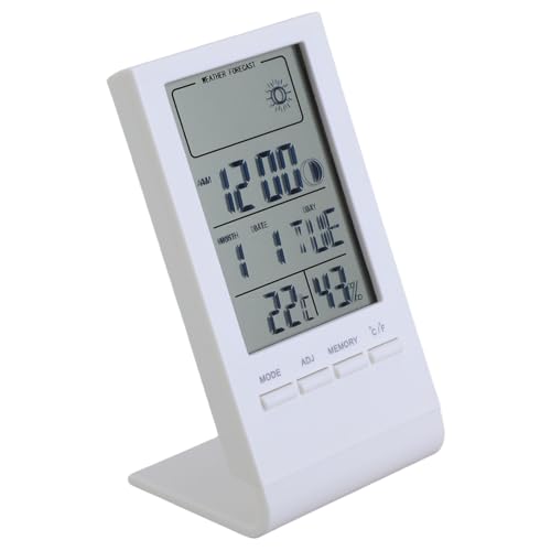 Thermometer Hygrometer Mit Zeitwecker Für Büro Babyraum Digitale Temperaturfeuchtigkeitsmessung Messgerät Einheit Schaltanlage von Watreketal