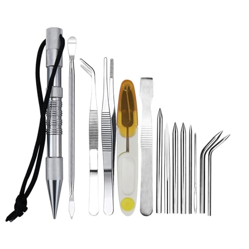 Umfassende Zeltpfahl Und Paracords Nadelkombination Für Unterkunftsanwälte Reparaturzelt Reparatur Sonnenschirme 14pcs Abenteuerausrüstung Zubehör von Watreketal