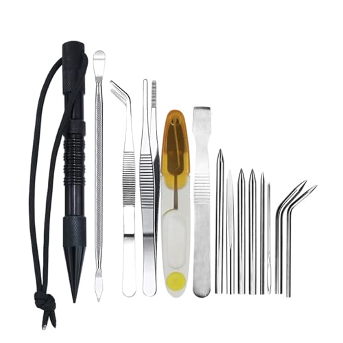 Umfassende Zeltpfahl Und Paracords Nadelkombination Für Unterkunftsanwälte Reparaturzelt Reparatur Sonnenschirme 14pcs Abenteuerausrüstung Zubehör von Watreketal