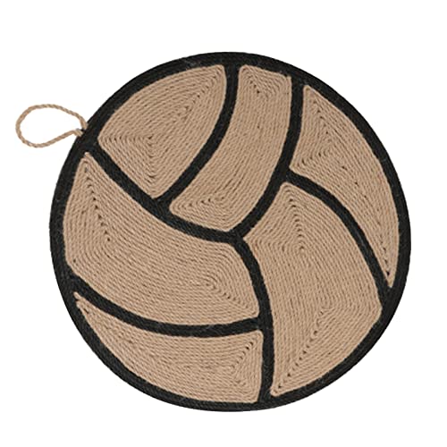 Vertikal Für Katzenboden Kratzerpolsterteppichen Schutz Und Sofas Ballspielthema Natural Sisal Kratzermatten Kratzerplatine Wand von Watreketal