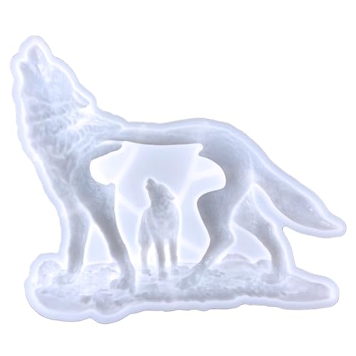 Wandkunst Silikonformen Wald Wolf Epoxidharz Gussformen Für Bastelfausthungungen Tierform Dekoration Outdoor Silikonform Hausdekorationen von Watreketal