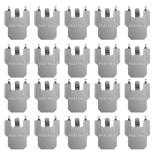 Watreketal 20pcs Edelstahlwand Montagekrallen Für Gerahmte Kunstwerke Einfache Installation Wiederverwendbare Trockenbauwände Stütze Abgewinkelte Edelstahlkrallen Kleiderbügel von Watreketal