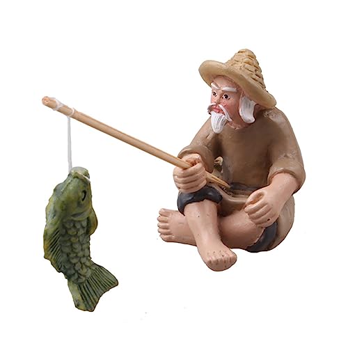Watreketal Aquarien Fisherman Dekorationen Fischtanks Waschbare Landschaften Aquatics Pet Fishtank Model Figur Garnelen Versteck Schelter Harz Figur Statue Pool Ornament Garten Ornament Watreketal Aquarien Fisherman Dekorationen Fischtanks Waschbare Landschaften Aquatics Pet Fishtank Model Figur Garnelen Versteck Schelter Harz Figur Statue Pool Ornament Garten Ornament von Watreketal