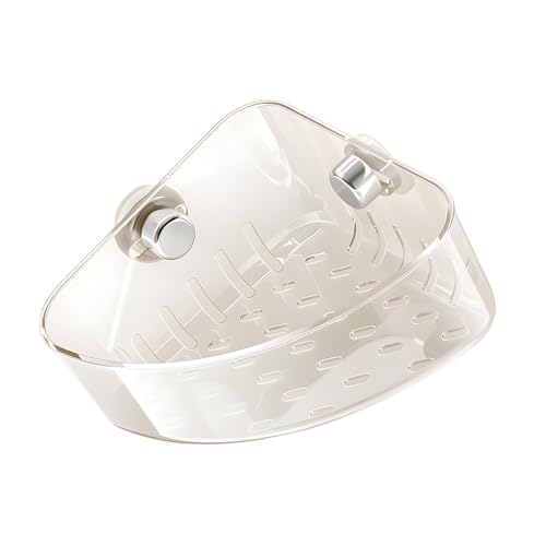 Watreketal Ecken Montiertes Küchenspüle Mit Saugnäpfeln Platzersparender Organizer Plastik Einfach Installieren Sie Abnehmbare Rack Abnehmbare Küchenregal Organizer von Watreketal