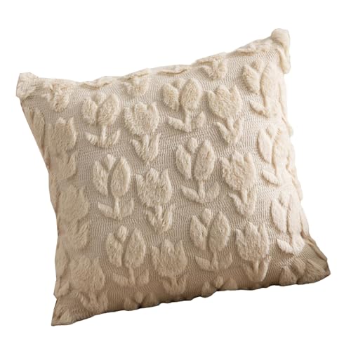 Watreketal Faux Pelzige Kissen Abdeckung Für Sofa Kissen Wohnzimmer Dekore Atmungsaktive Maschine Waschbarer Wartung Luxus Kaninchenkissenbezug von Watreketal