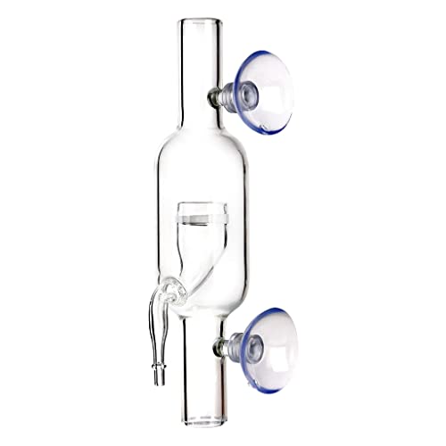 Watreketal Glas CO2 Diffusor Mit Saugtbechern Klarer Inline Zerstäubiger Für Gepflanzt Für Tankaquariumzubehör Durchmesser 13mm 17mm von Watreketal