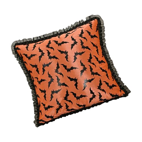Watreketal Halloweens Bloße Kissenbezug Kissenabdeckung Fledermausspesche Designs Home Dekoration Weiche Polyester Materialien Home Dekoration Kissenbezug von Watreketal