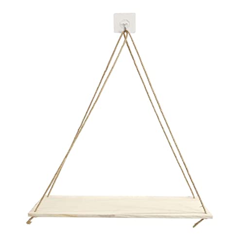 Watreketal Hanges Holzregale Schlafzimmer Makrame Zierwand Schwimmend Schwungregal Blumenregal Für Kinder Zimmer Holz Hängen Hängen von Watreketal