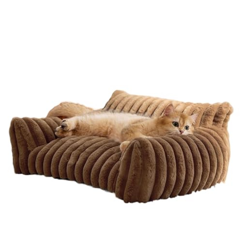 Watreketal Haustierbett Mit Luxuriöses Kissen Weiches Sofa Schöne Kuschel Liege Betthund Sofa Luxuriöser Kissen Nest Katzen Couch Watreketal Haustierbett Mit Luxuriöses Kissen Weiches Sofa Schöne Kuschel Liege Betthund Sofa Luxuriöser Kissen Nest Katzen Couch von Watreketal