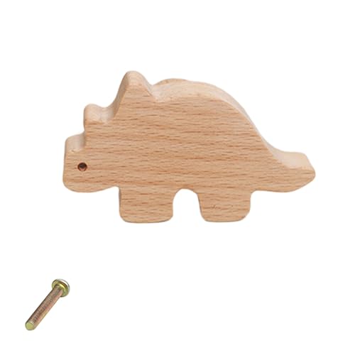 Watreketal Holzgarderobe Dinosaurierform Schrank Schubladen Schrank Zieh Möbel Dekoratives Für Mädchen Und Boy Room Natural Holz Schrankknauf von Watreketal