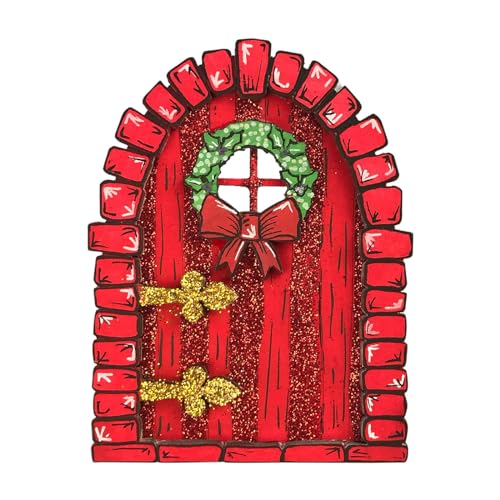 Watreketal Home Woodlandsfairy Garden Ornamente Dekoration Handgefertigtes Märchen Ornament Mit Tür Für Kinder Spielhaus Tür Romantik Atmosphäre Enhancer Geburtstagsgeschenk IdeaHolides Gegenwart von Watreketal