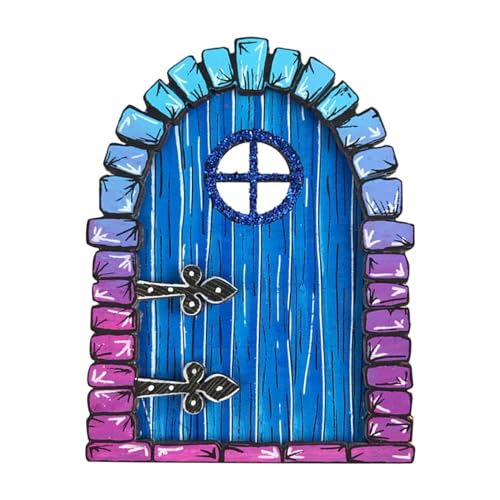 Watreketal Home Woodlandsfairy Garden Ornamente Dekoration Handgefertigtes Märchen Ornament Mit Tür Für Kinder Spielhaus Tür Romantik Atmosphäre Enhancer Geburtstagsgeschenk IdeaHolides Gegenwart von Watreketal