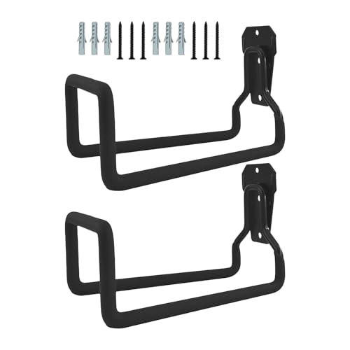 Watreketal Packung Mit 2 Hochleistungs Garagenhaken Für Die Organisation Von Rasenausrüstung Gartenwerkzeug Organisatoren Platz Sparende Wasserrohrhänger Garage Hooks von Watreketal