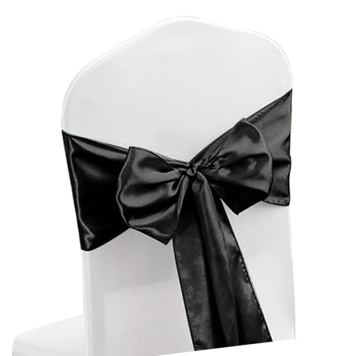Watreketal Polyester Satins Stuhl Schärpen Bögen Für Hochzeits Bankettdekoration Elegante Stretchbandbögen Sie Dekore Mit Hochzeitsdekorationen Zurück von Watreketal