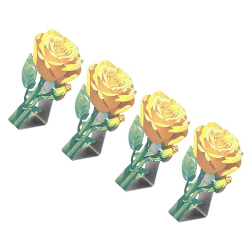 Watreketal Tischdecke Aus Edelstahl Mit Rosenblumen Design Blumenstuchsklammern Dekorative Befestigungselemente Dekorative Befestigungselemente von Watreketal