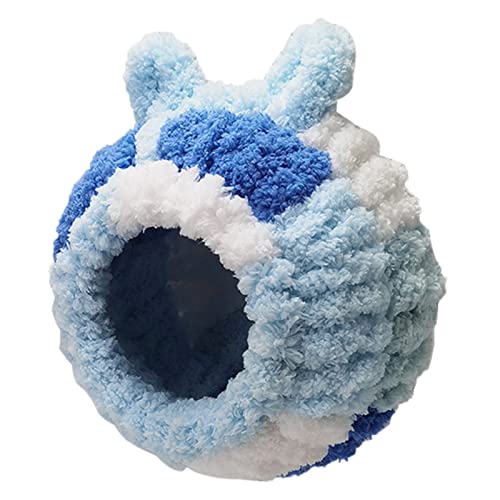 Watreketal Warmplüschvogel Nistpapageien Süße Bärenohrform Haus Käfig Hängematte Bett Kleine Tierplüsch Für Wellenstoffen Spielzeug Für Cockatiels Spielzeug Shachets Leiter Papageien Finken von Watreketal