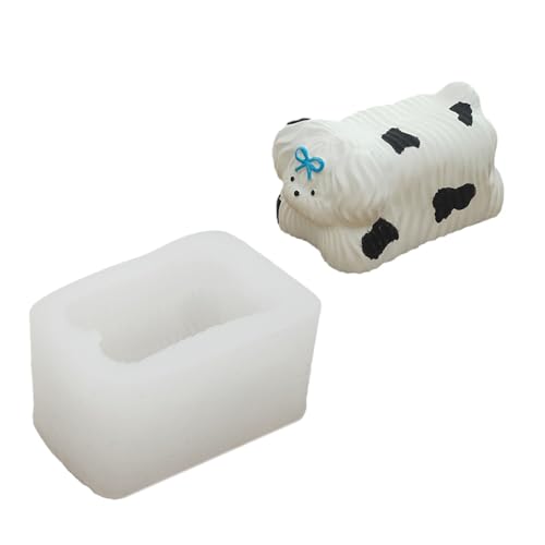 Welpe Figur Kerze Silikonformen Staute Silikonformen Für Fondant Schokoladendesserts Kuchendekoration Backcremeform von Watreketal