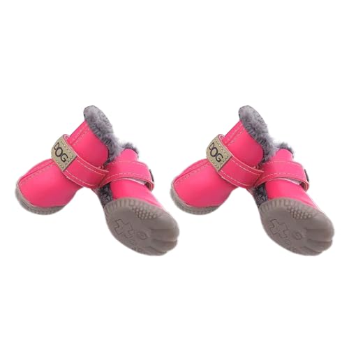 Welpenschuhe Langlebige Antidirty Pet Stiefelhund Wasserdichtes Anti Rutsch Und Glasdichte Atmungsaktive Warme Stiefel wasserdichte Hund Für Große Hunde von Watreketal