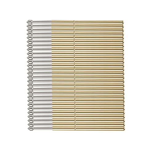 Watris Veiyi 100 Stück P100E2 Feder Prüfspitzen, Verjüngungs Werkzeug, 3A PCB Prüfsonde, für PCB Goldfinger und Pads von Watris Veiyi