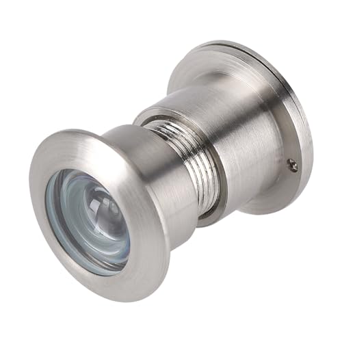 Watris Veiyi 28mm Türspion, Anti Diebstahl Türspions mit Türspion Abdeckung, Legierung elektronischer Türspions für 35mm-60mm dicke Türen (Gebürstetes Chrom Plattiert) von Watris Veiyi