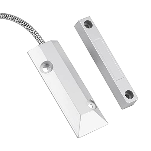 Watris Veiyi Magnetkontakte für Türen und Fenster, 12V Verdrahtet Induktion Metalldetektor Magnetschalter, 106 x 38 x 10mm Reedkontakt für Haus Garage Alarm Sicherheit von Watris Veiyi
