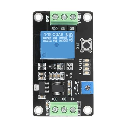 Watris Veiyi Zeitrelais 5V, Verzögerung Zeitrelais, Selbsthemmend Relais, Super 555 Timer DC, Selbsthemmung und Auslöseverzögerungsfunktion von Watris Veiyi