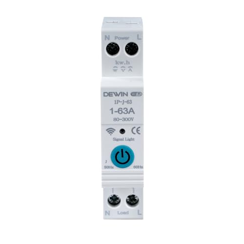 Wattive Zeitschaltuhr Hutschiene WiFi Smart Schalter 1P 1-63A 230V Intelligenter Schaltrelais TUYA App Fernbedienung WLAN Schaltuhr für Smart Home Mit Metering und Zeitmessung Wattive Zeitschaltuhr Hutschiene WiFi Smart Schalter 1P 1-63A 230V Intelligenter Schaltrelais TUYA App Fernbedienung WLAN Schaltuhr für Smart Home Mit Metering und Zeitmessung von Wattive