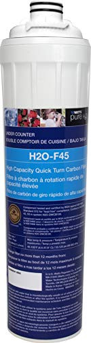 Watts H2O-F45 Pure 1 Stufe Kapazität/High Flow Carbon Block Ersatz-Filterpatrone, von Watts