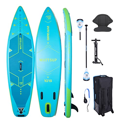 Wattsup - PB -WBRM106K - SUP WATTSUP - BREM 10'6 (Kayak -Combo) - Dicke 15 cm - Drop - Stich - starr und robust - 125 kg von Wattsup