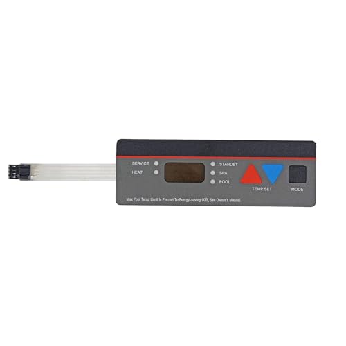 Wauebuly FDXLBKP1930 Tastatur-Membranschalter Ersatz für H-Serie mit niedrigem Stickstoffoxid-Schwimmbadheizkörper H150FD H200FD H250FD H300FD H350FD H400FD Modelle (ohne PCB oder Gehäuse) von Wauebuly