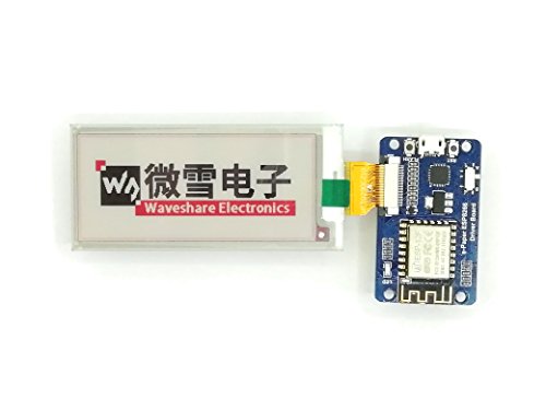 2.9inch E-Ink Display Module Resolution 296x128 E-Paper Electronic Screen Panel Three-Color SPI Interface with ESP8266 WiFi Driver Board for Raspberry Pi/STM32/Arduino/Jetson Nano von Waveshare