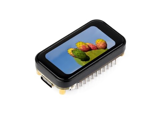 ESP32-C6 1.47 Zoll LCD Touch Display Entwicklungsboard, ESP32 mit 1.47 Zoll Bildschirm 172×320 262K Farbe, Unterstützung 2.4GHz Wi-Fi 6 & Bluetooth 5, 160MHz RISC-V Prozessor, mit Pinheader von Waveshare