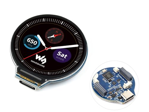 Waveshare RP2350 MCU Board with 1.28 Inch Round LCD Display Module 240 x 240 Resolution 65K Colours IPS Screen Based on Raspberry Pi RP2350, 6-axis Sensor,USB Type-C Connector Waveshare RP2350 MCU Board with 1.28 Inch Round LCD Display Module 240 x 240 Resolution 65K Colours IPS Screen Based on Raspberry Pi RP2350, 6-axis Sensor,USB Type-C Connector von Waveshare