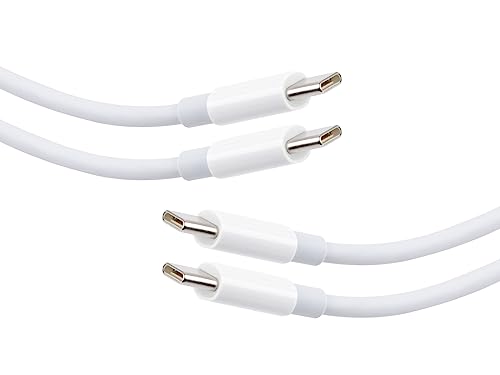 USB C zu Type C Kabel 100W 5A Schnelllade Daten Kabel für Verschiedenen Type C Geräten, Unterstützt Gleichzeitiges Aufladen und bis zu 40MB/s Datenübertragungsgeschwindigkeit (2Stück, 1M) von Waveshare