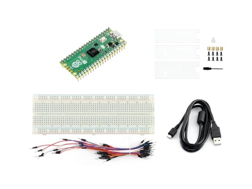Vorgelötetes Raspberry Pi Pico 2 Mikrocontroller Board Starter Kit, Basierend auf Rasp Pi RP2350 Chip, mit Dual-Core und Dual-Architektur Design, läuft mit bis zu 150 MHz, 4 Stück Vorgelötetes Raspberry Pi Pico 2 Mikrocontroller Board Starter Kit, Basierend auf Rasp Pi RP2350 Chip, mit Dual-Core und Dual-Architektur Design, läuft mit bis zu 150 MHz, 4 Stück von Waveshare