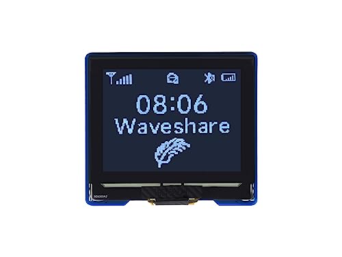 Waveshare 1.32inch OLED Display Module for Raspberry Pi/Arduino/STM32, 128×96 Resolution 16 Gray Scale Black/White Two Color OLED Module,Embedded SSD1327 Driver Chip, SPI / I2C Communication Waveshare 1.32inch OLED Display Module for Raspberry Pi/Arduino/STM32, 128×96 Resolution 16 Gray Scale Black/White Two Color OLED Module,Embedded SSD1327 Driver Chip, SPI / I2C Communication von Waveshare