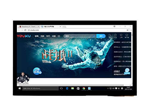Waveshare 10.1inch HDMI LCD (E), Capacitive Touch IPS Screen, 1024×600 Pixel, Optical Bonding Display, Compatible with Raspberry Pi 4B/3B+/3A+/3B/2B/1B+/1A+/Zero 2 W/Zero W/Jetson Nano/PC/Game Console von Waveshare
