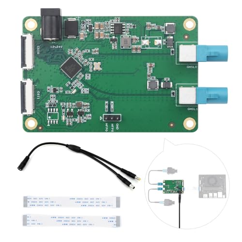 Waveshare 2-Ch GMSL Camera Adapter Board, Compatible with Jetson Orin, Equipped with MAX9296A Deserializer, High-Speed and Low-Latency Serial Transmission von Waveshare