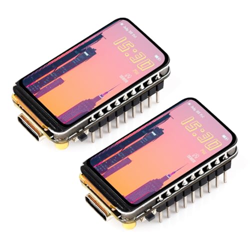 Waveshare 2PCS ESP32-S3 1.47inch LCD Display Development Board, 172×320 Resolution, 262K Display Color, 2.4GHz Wi-Fi/BLE 5, 240MHz LX7, ESP32 with Display, with Pre-soldered Header Waveshare 2PCS ESP32-S3 1.47inch LCD Display Development Board, 172×320 Resolution, 262K Display Color, 2.4GHz Wi-Fi/BLE 5, 240MHz LX7, ESP32 with Display, with Pre-soldered Header von Waveshare