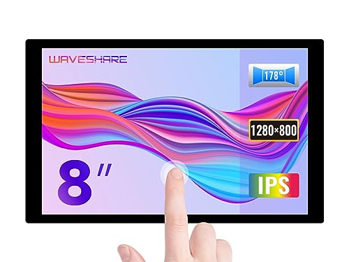 Waveshare 8inch Control Panel,Compatible with Raspberry Pi 4B/3B+/Jetson Nano,Capacitive Touch, Optical Bonding Toughened Glass Panel 1280×800 IPS Screen HDMI Interface HD Resolution Without Back Case Waveshare 8inch Control Panel,Compatible with Raspberry Pi 4B/3B+/Jetson Nano,Capacitive Touch, Optical Bonding Toughened Glass Panel 1280×800 IPS Screen HDMI Interface HD Resolution Without Back Case von Waveshare