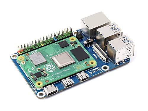 Waveshare CM4 to Pi 4B Expansion Board for Raspberry Pi, Alternative Solution for Raspberry Pi 4B, with 2GB RAM and 32GB Flash Memory eMMC Waveshare CM4 to Pi 4B Expansion Board for Raspberry Pi, Alternative Solution for Raspberry Pi 4B, with 2GB RAM and 32GB Flash Memory eMMC von Waveshare