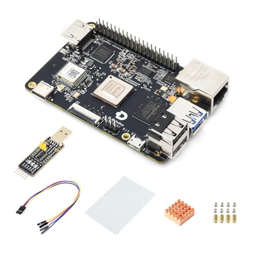Waveshare D-Robotics RDK X3 Development Board, Quad-core ARM Cortex-A53 Processer, 5Tops Edge Inference Capabilities, 4GB RAM Basic Kit with Accessories Pack von Waveshare