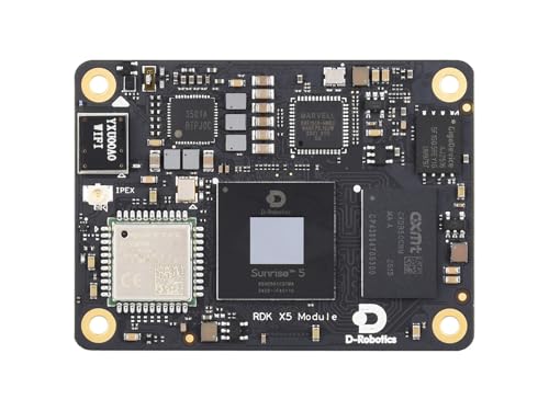 Waveshare D-Robotics RDK X5 AI Module, 10 Tops Computing Power, Integrated Octa-core Cortex A55 CPU, with Wireless, 4GB RAM and 32GB eMMC Flash von Waveshare