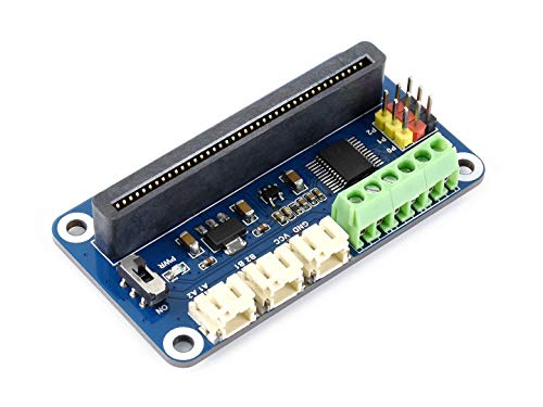 Waveshare Driver Breakout for Micro/-bit Drive Two Channel DC Motors and Three Channel Servos Directly Pluggable Onboard Multi Connector Options von Waveshare