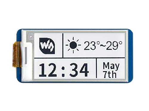 Waveshare E-Paper-2.13inch Display Module, 250×122 Pixels, Compatible with Raspberry Pi Pico, Ideal for Price Tags/Shelf Labels Waveshare E-Paper-2.13inch Display Module, 250×122 Pixels, Compatible with Raspberry Pi Pico, Ideal for Price Tags/Shelf Labels von Waveshare