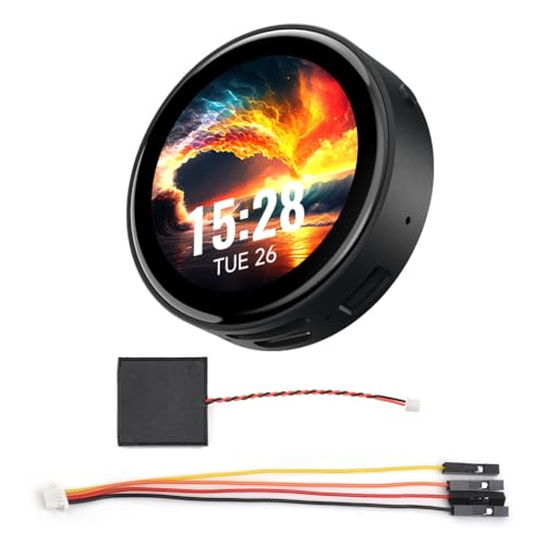 Waveshare ESP32-C6 1.43inch AMOLED Round Touch Display Development Board with Case, 160MHz RISC-V Processor, 466x466 Pixels, QSPI Interface, Onboard Dual Digital Microphone Array, ESP32 with Display Waveshare ESP32-C6 1.43inch AMOLED Round Touch Display Development Board with Case, 160MHz RISC-V Processor, 466x466 Pixels, QSPI Interface, Onboard Dual Digital Microphone Array, ESP32 with Display von Waveshare