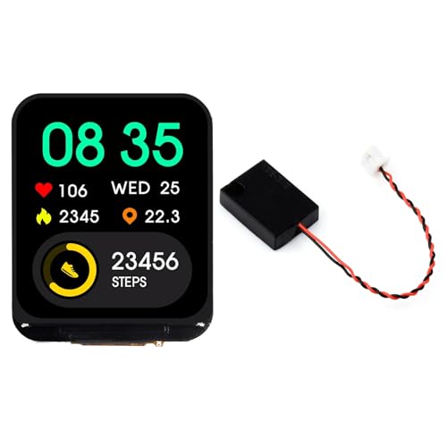 Waveshare ESP32-C6 1.69inch LCD Development Board, 240×280 Pixels, Supports Wi-Fi 6 / BLE 5, 160MHz RISC-V Processor, AI Speech, ESP32 with Display, No Touch Function von Waveshare