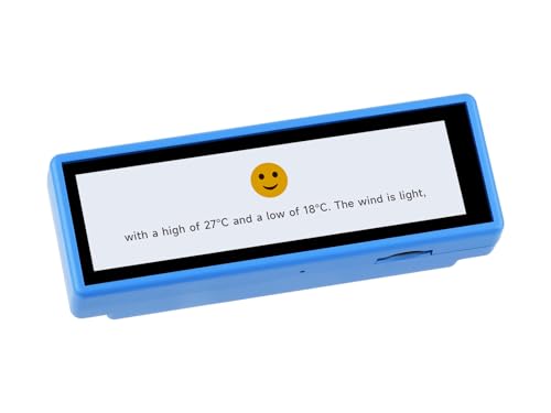Waveshare ESP32-S3-Touch-LCD-3.49, ESP32-S3 High-Performance Development Board with 3.49" IPS Capacitive Touch Display, 172x640Pixel, with ESP32-S3R8 Dual-Core Processor, Case A Version, Without Batt von Waveshare