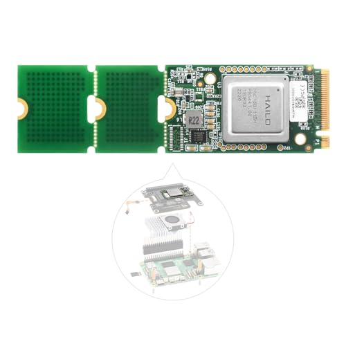 Waveshare Hailo-8 M.2 AI Accelerator Module for Raspberry Pi 5, Based On The 26TOPS Hailo-8 AI Processor, Compatible with Linux/Windows Systems von Waveshare